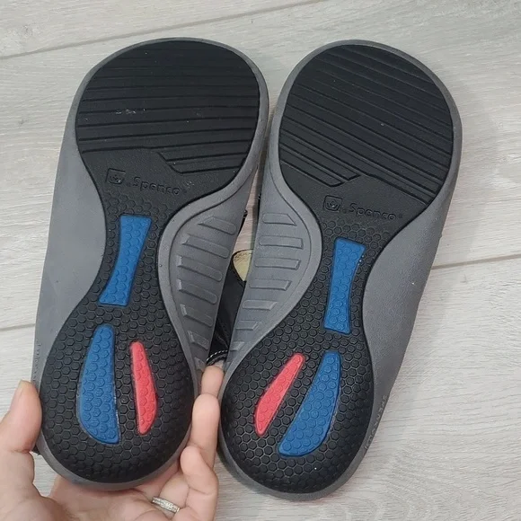 Sold Spenco Womens Ankle Strap Sandals Flats Slide Flip flop shoes sz 7 - Picture 12 of 12